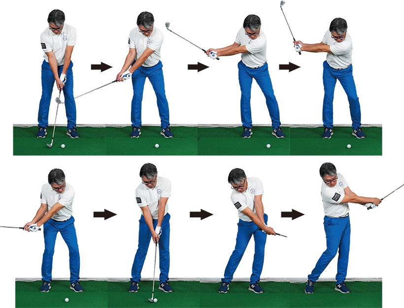 鳥潟さんのアイアンショットを見てみましょう！