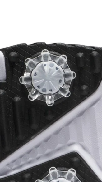 スパイク周辺に複数の突起上のサポートトラクションを配置し、グリップ力をさらに強化。