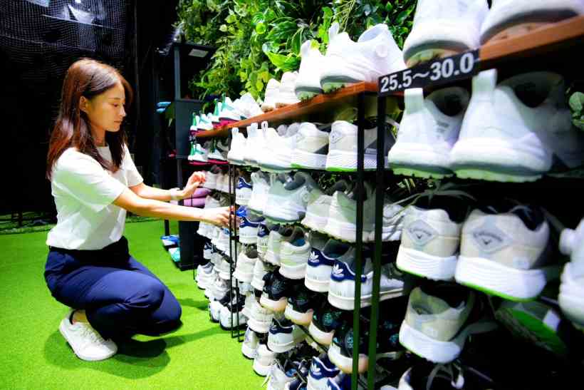 ゴルフ女子,シミュレーションゴルフ