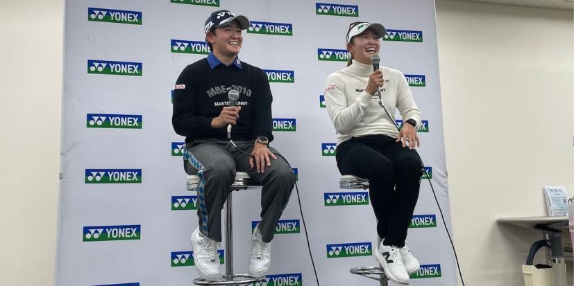 米女子ツアーに挑戦する岩井千怜・明愛姉妹が記者会見「1年