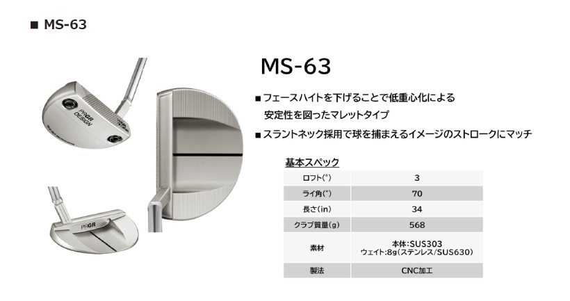 プロギア,パター,
