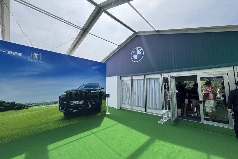 BMW,ゴルフトーナメント,トーナメント取材,ツアー選手権,ラウンジ