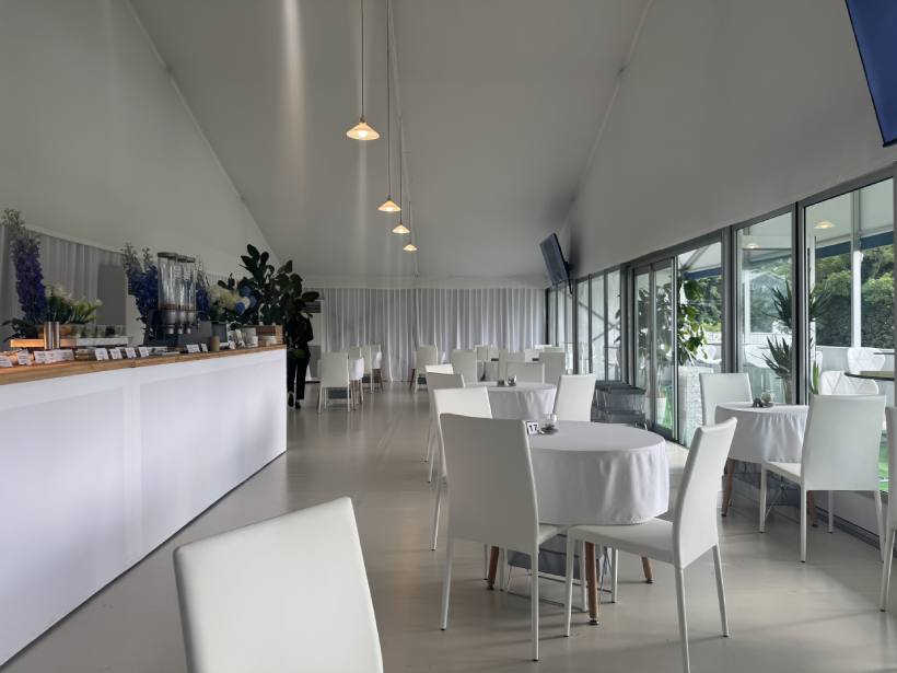 BMW,ゴルフトーナメント,トーナメント取材,ツアー選手権,ラウンジ