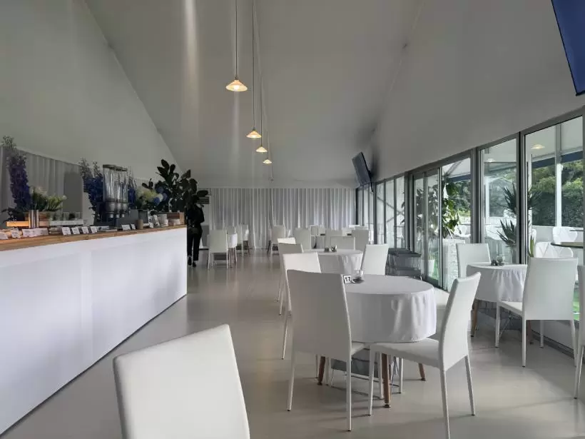 BMW,ゴルフトーナメント,トーナメント取材,ツアー選手権,ラウンジ