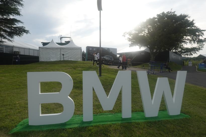 BMW,ゴルフトーナメント,トーナメント取材,ツアー選手権,ラウンジ