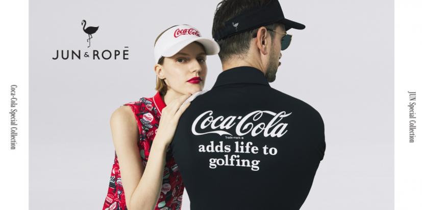 ジュングループ,コカコーラ,ジュンロペ,サタデーズ,コラボアイテム,ゴルフウェア