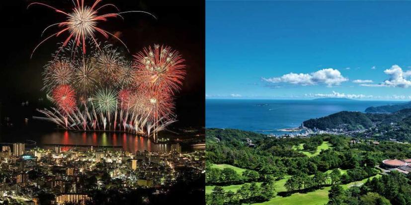 花火大会,ゴルフ場,イベント,西熱海ゴルフコース,カクテルナイト