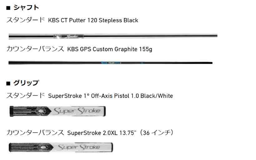 スパイダー,ゴルフクラブ,パター,
