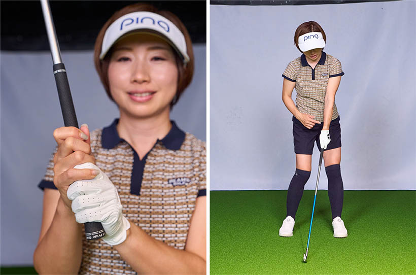 左手で打つイメージがもてる人に向くオーバーラッピング。右手は添えるだけの感じで握るのが本来の姿だ。