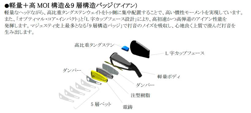 マジェスティ,ゴルフクラブ,MAJESTY