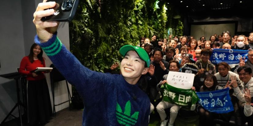 渋野日向子,アディダス,イベント