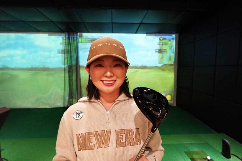 女子プロ,本間ゴルフ,シミュレーションラウンド,インドア,イベント,吉川桃