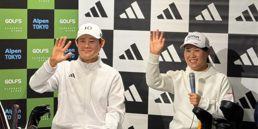 アディダスゴルフ,adidasgolf,大西魁斗,畑岡奈紗