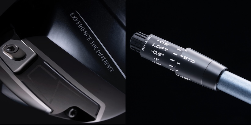 フェース角、ロフト角、ライ角を12通りのポジションで調整することができる。