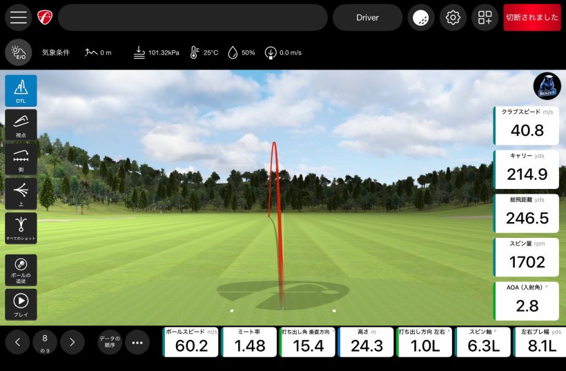 フライトスコープ,ゴルフ用弾道測定器