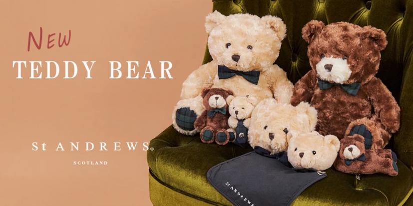 セントアンドリュース,ゴルフアイテム,ゴルフブランド,テディベア